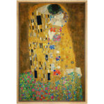 Famous Artwork ” The Kiss Painting ” by Gustav Klimt - Chic Decora