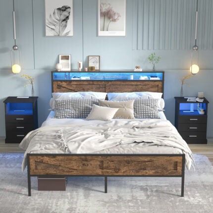 Antwon Metal Canopy Bed - Chic Decora