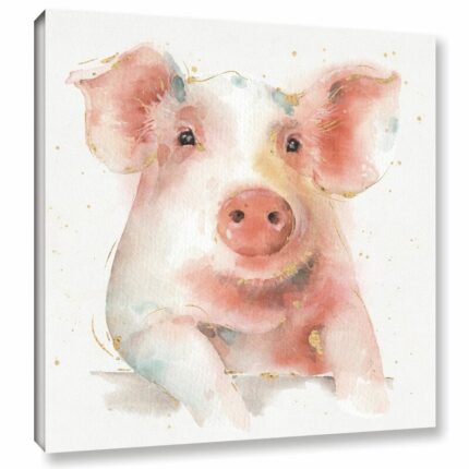 Farm Friends III by Lisa Audit Print on Canvas - Chic Decora