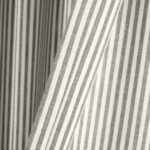 Farmhouse Vintage Stripe Cotton Blend Semi Sheer Curtain Pair (Set of 2) - Chic Decora