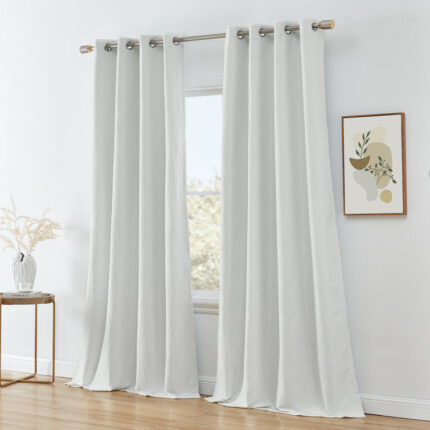 Farnham Polyester Curtain Pair (Set of 2) - Chic Decora