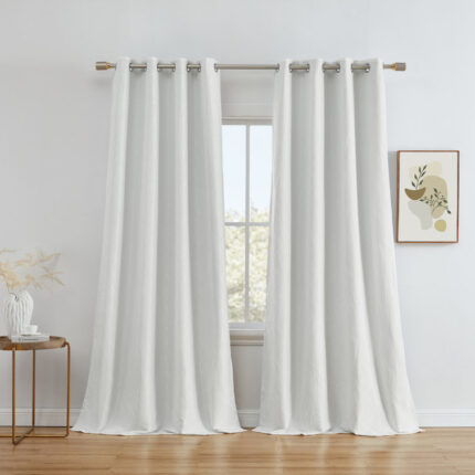 Farnham Polyester Curtain Pair (Set of 2) - Chic Decora