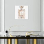 Fashion and Glam Basenote, Glam and Canvas Wall Art Print for Bath - Chic Decora