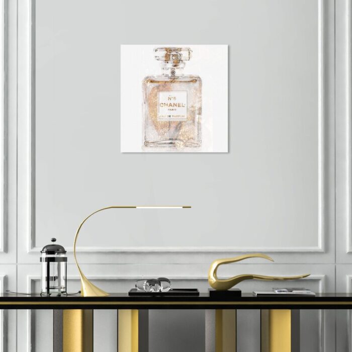 Fashion and Glam Basenote, Glam and Canvas Wall Art Print for Bath - Chic Decora