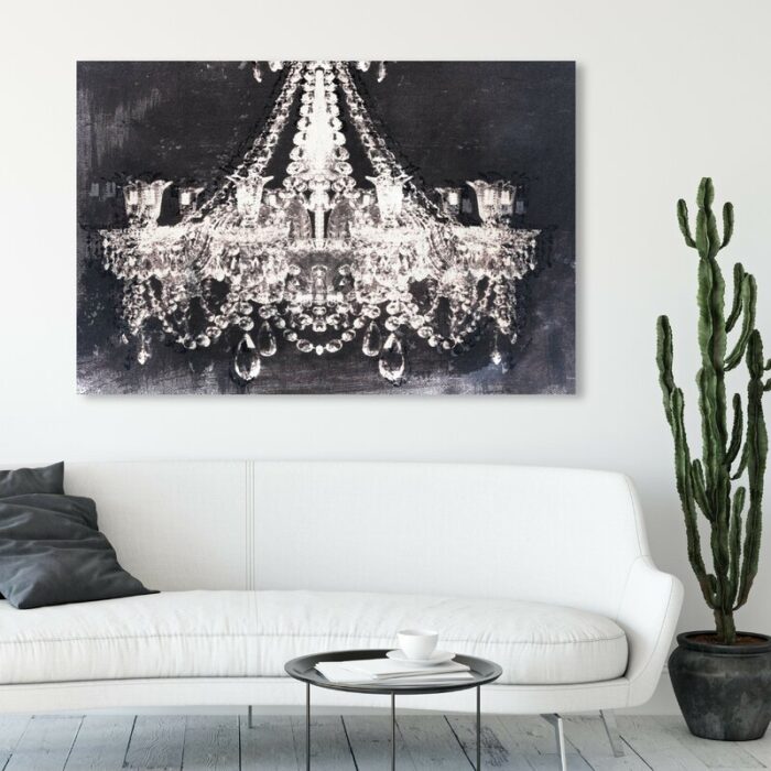 Fashion and Glam Dramatic Entrance Night, Glam and Canvas Wall Art for Living Room - Chic Decora