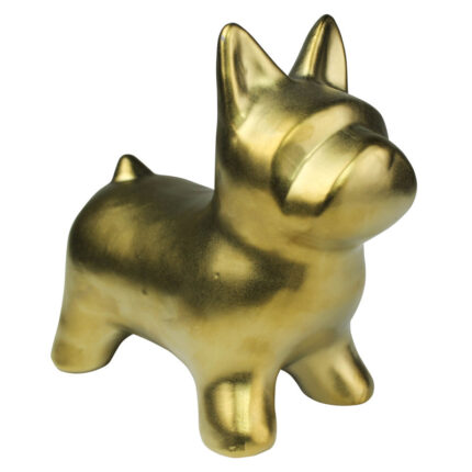 Fata Gold Frenchie Dog Figurine - Chic Decora