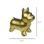 Fata Gold Frenchie Dog Figurine - Chic Decora