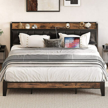 Carragan Platform Bed - Chic Decora