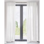 Federico Synthetic Sheer Curtain Pair (Set of 2) - Chic Decora