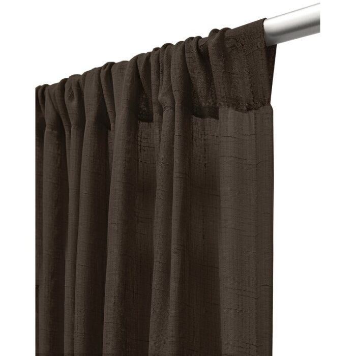 Federico Synthetic Sheer Curtain Pair (Set of 2) - Chic Decora