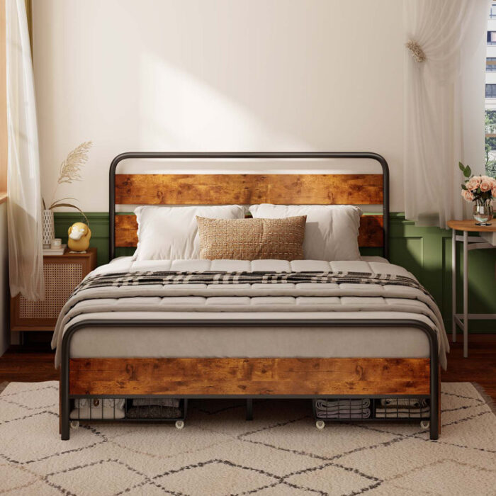 Ferdina Storage Bed With 4 Drawers - Chic Decora