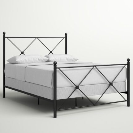 Fernwood Metal Open-Frame Bed - Chic Decora