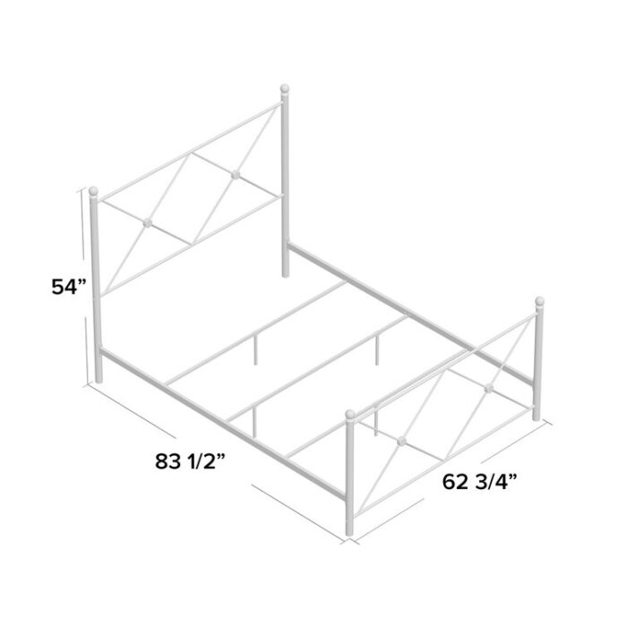 Fernwood Metal Open-Frame Bed - Chic Decora