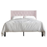 Ffyona Upholstered Wingback Bed - Chic Decora