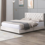 Ficoide Upholstered Slat Storage Bed - Chic Decora