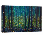 Fireflies by db Waterman – Wrapped Canvas Graphic Art Print - Chic Decora