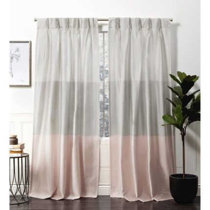 Dissay Cotton Room Darkening Curtain Pair (Set of 2) - Chic Decora