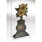 Floral Silhouette Sculpture - Chic Decora