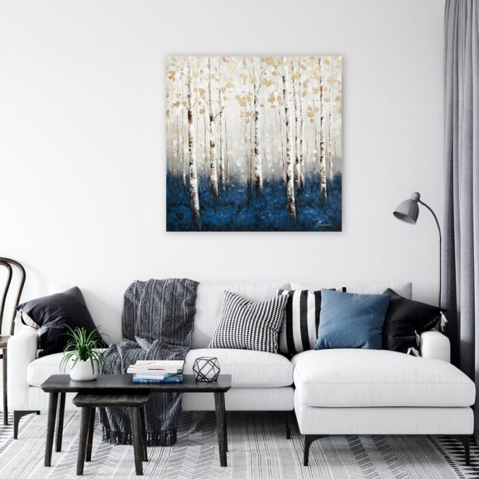 Forest – Wrapped Canvas Painting Print - Chic Decora