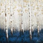 Forest – Wrapped Canvas Painting Print - Chic Decora