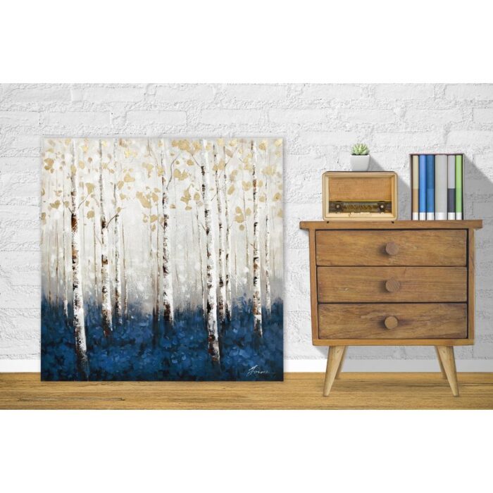 Forest – Wrapped Canvas Painting Print - Chic Decora