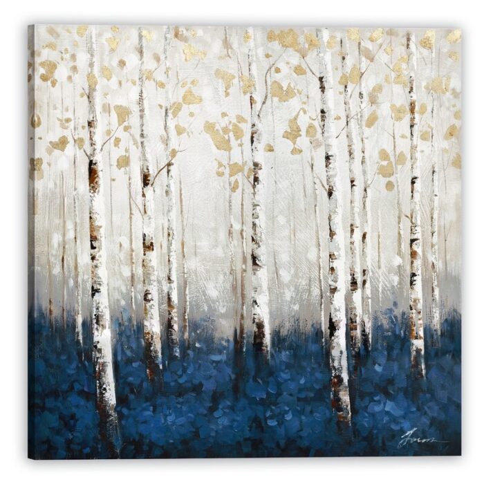 Forest – Wrapped Canvas Painting Print - Chic Decora