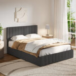 Framhild Upholstered Wingback Bed - Chic Decora