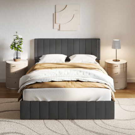 Tandy Upholstered Storage Bed - Chic Decora