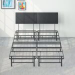 Francella Upholstered Metal Platform Bed - Chic Decora