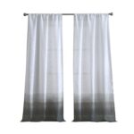 French Connection Dip Dyed Olivia Window Solid Semi-Sheer Rod Pocket Curtain Panels (Set of 2) - Chic Decora