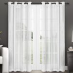 Gabbie Polyester Sheer Curtain Pair (Set of 2) - Chic Decora