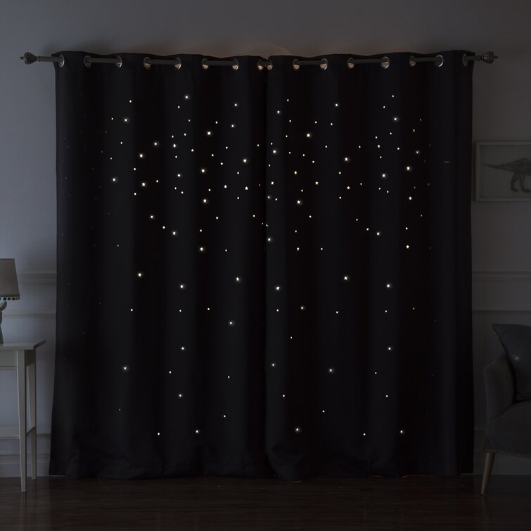 Polyester Semi Sheer Curtain Pair (Set of 2) - Chic Decora