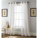 Gavril Polyester Sheer Curtain Pair (Set of 2) - Chic Decora