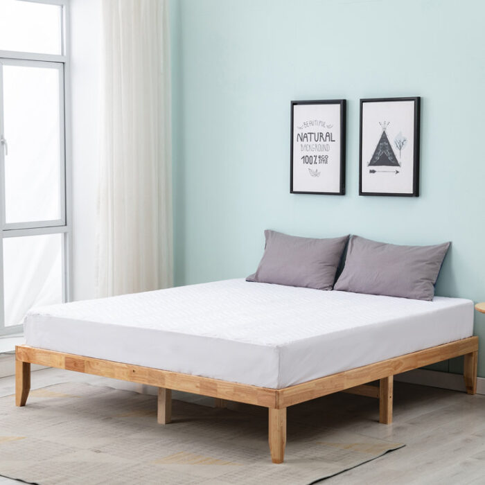 Geneseo Solid Wood Platform Bed - Chic Decora