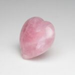 Genuine Polished Pink Moonstone Heart (1 Lb) - Chic Decora