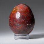 Genuine Polished Red Jasper (2.5″) Egg from Madagascar - Chic Decora