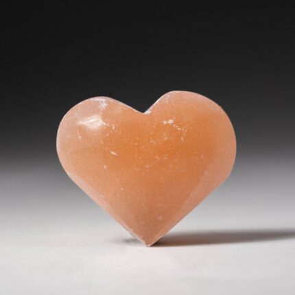 Genuine Selenite Crystal Heart from Morocco - Chic Decora