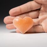 Genuine Selenite Crystal Heart from Morocco - Chic Decora