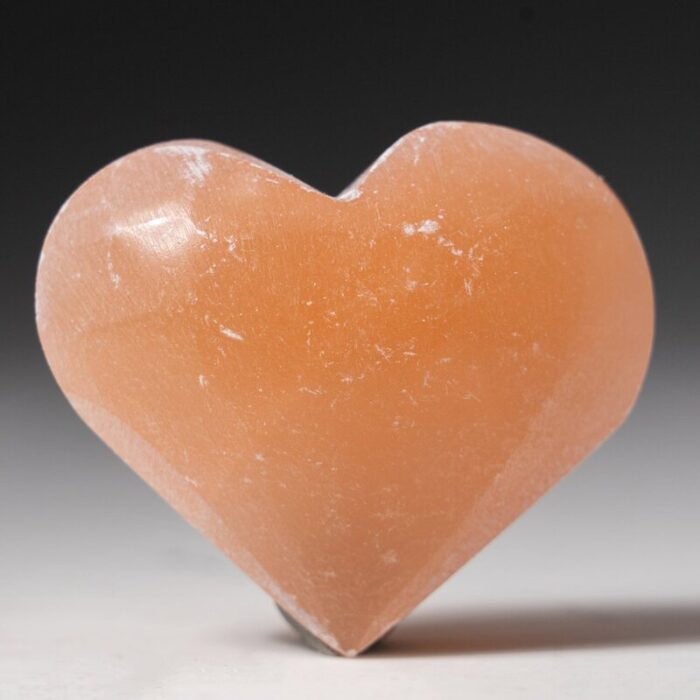 Genuine Selenite Crystal Heart from Morocco - Chic Decora