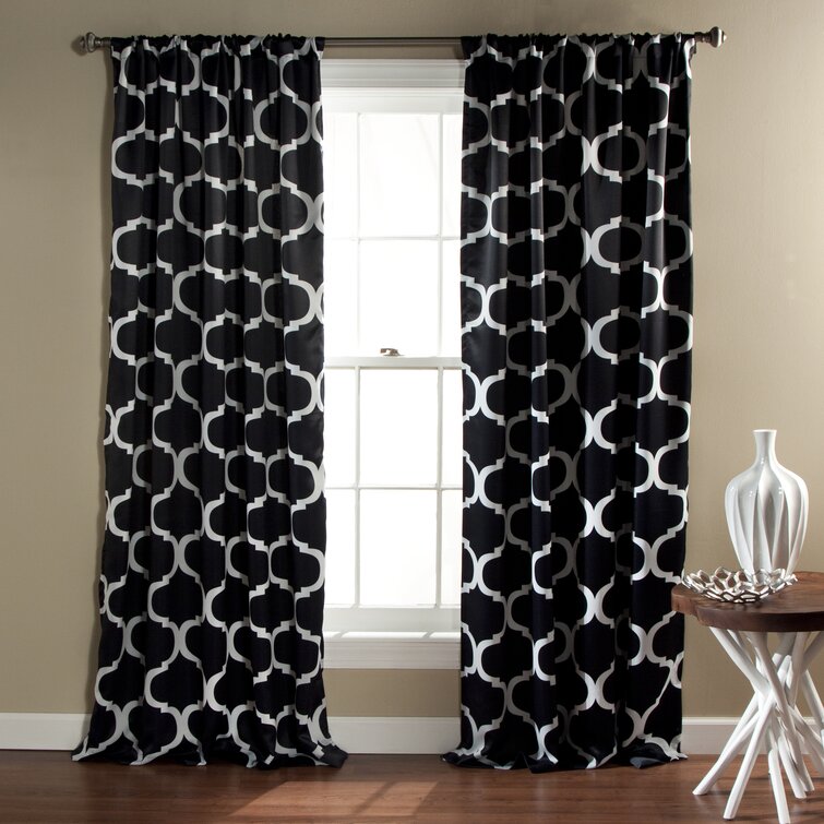 Mcmanus Sateen Room Darkening Curtain Pair (Set of 2) - Chic Decora