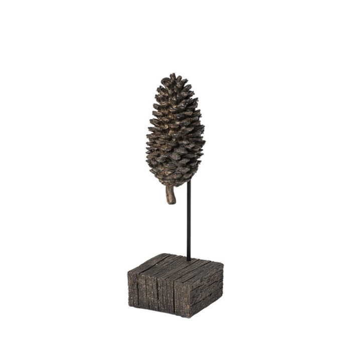 Gillett Petite Resin Pinecone - Chic Decora