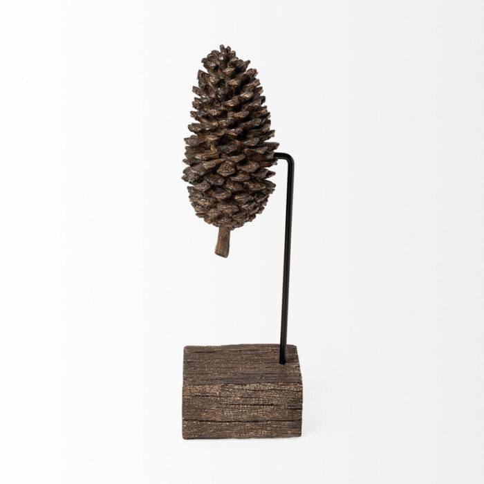 Gillett Petite Resin Pinecone - Chic Decora