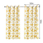 Gimenez Geometric Blackout Thermal Outdoor Grommet Curtain Panels (Set of 2) - Chic Decora