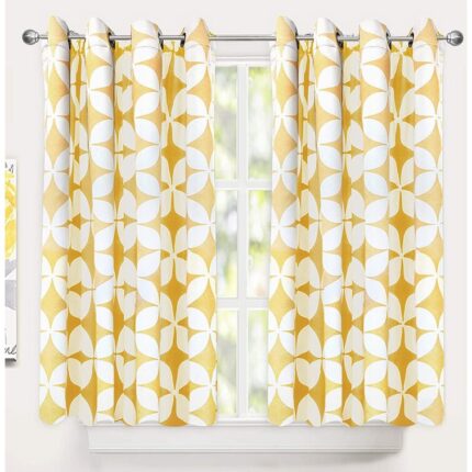 Boho Chic Polyester Room Darkening Curtain Pair (Set of 2) - Chic Decora