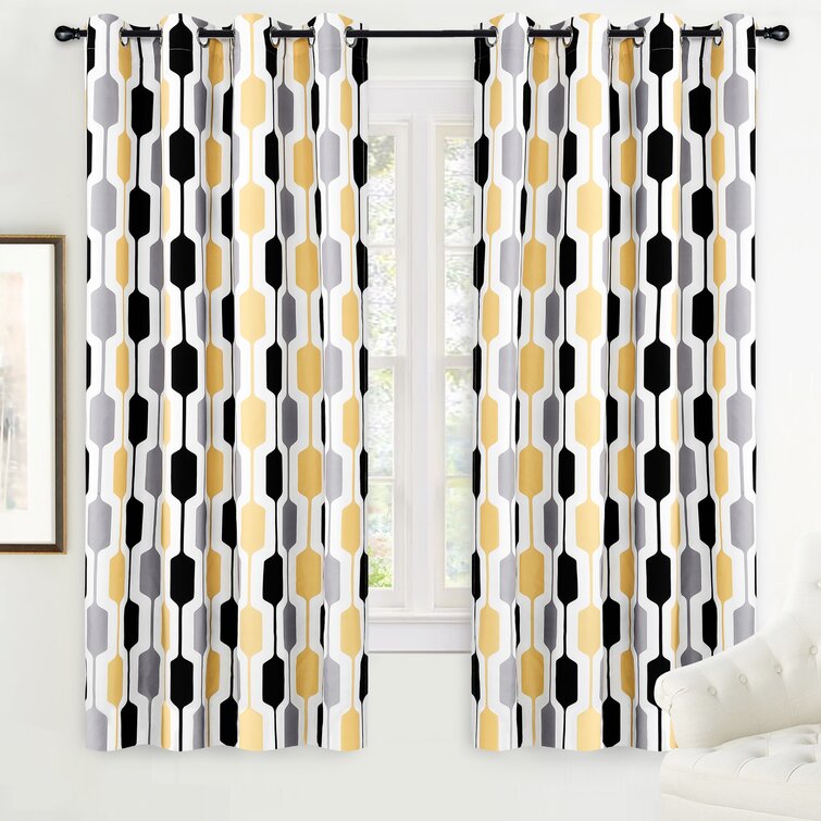 Pavillion Polyester Sheer Curtain Pair (Set of 2) - Chic Decora