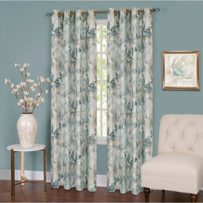 Ginger Polyester Blackout Curtain Pair (Set of 2) - Chic Decora