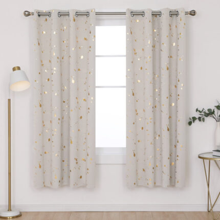 Polyester Sheer Curtain Pair (Set of 2) - Chic Decora