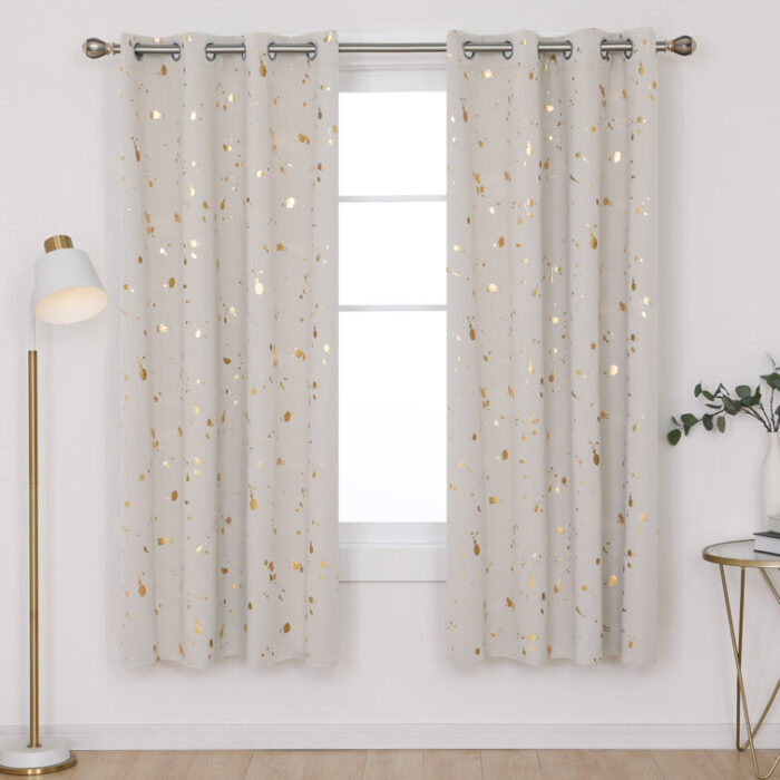 Girlie Polyester Room Darkening Curtain Pair (Set of 2) - Chic Decora