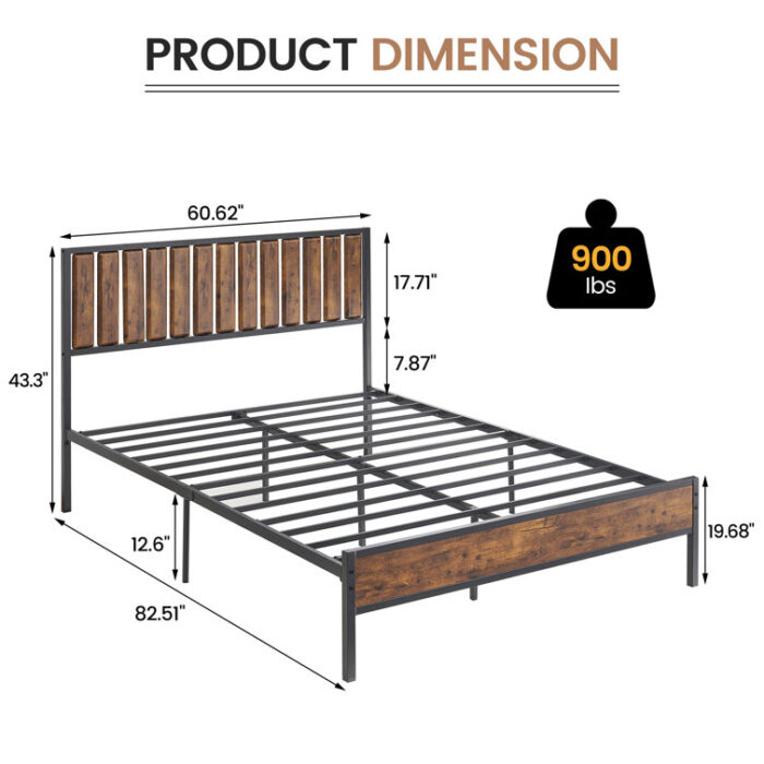 Gnaphale Slat Bed - Chic Decora