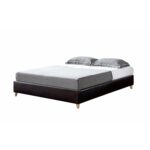 Goodwater Vegan Leather Platform Bed - Chic Decora